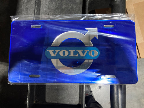 License Plate Frame Blue