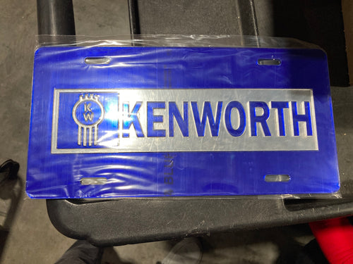 License Plate Frame Blue
