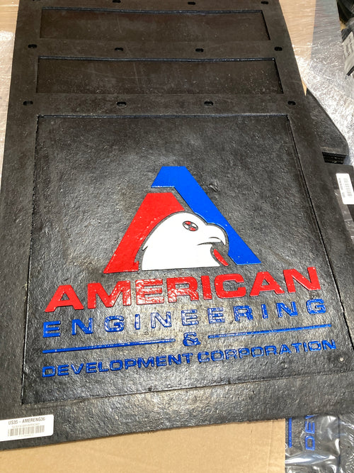 Mud Flap 24”X 36” Rubber 3/8” Antispray, Each  SPECIAL ORDER