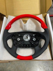 Steering Wheel Sport Luxury RED VIPER fits And Leather Freightliner Cascadia / Century / Columbia 2008-2017