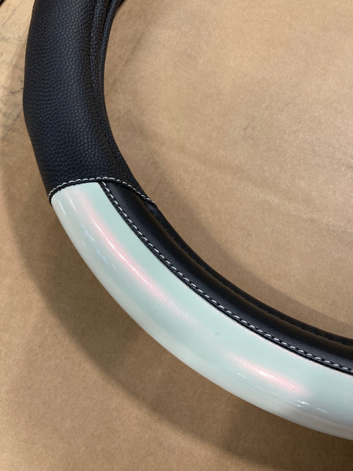 18” Steering Wheel Cover Bright White