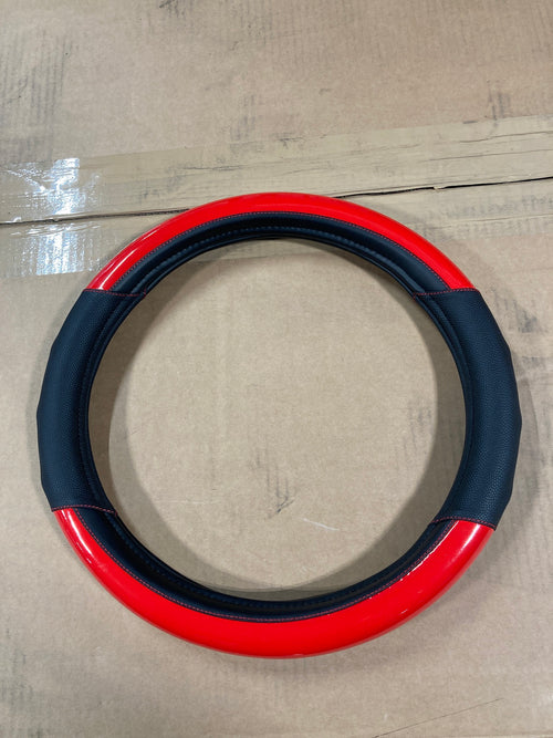 18” Steering Wheel Cover Red