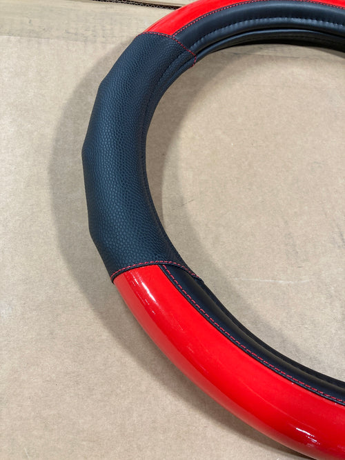 18” Steering Wheel Cover Red