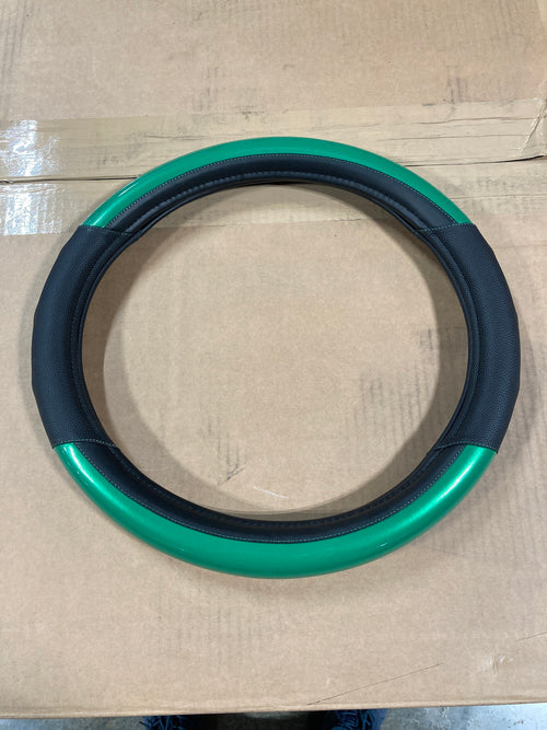 18” Steering Wheel Cover Plain Green