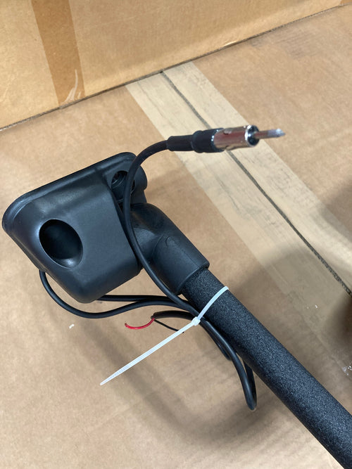 Complete Mirror Assembly with Black Heated Arm fits International Durastar 4200, 4300, 4400 Trucks