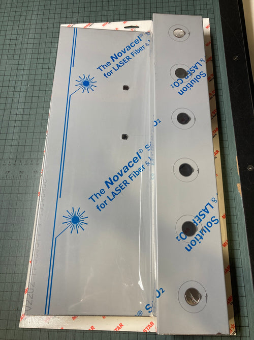 Kenworth Rear Breather Light Panel 13'' Vortox/Donaldson W/ 12 Button Light Holes 3/4" ,No lights PAIR