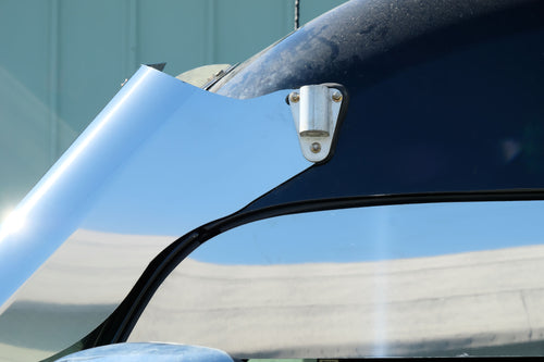 18" Drop Visor With 10-3/4" Light Holes Fits Peterbilt 579 & 567 2012-2021 (Mid & High Roof) No Drilling Required) *Not for Ultra Loft *