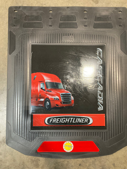 Mud Flap 24” X 30” Fits freightliner Cascadia, Letter Logo, Line Reflective in Pairs