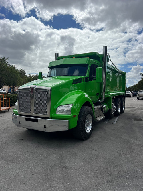 On truck - Chrome Bumper Kenworth T800, T880 2004-2012