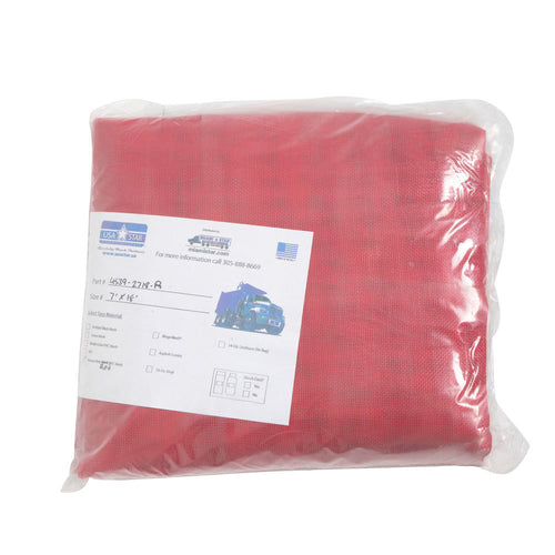 7' X 18' dump tarp mesh material With Spline Color Black