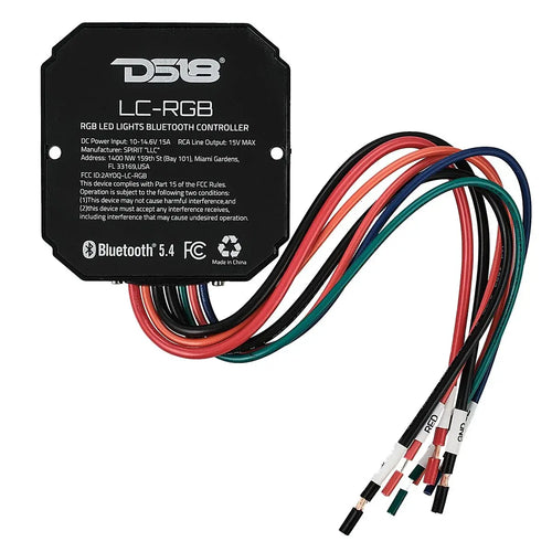DS18 RGB-LED Lights Bluetooth 5.4 Controller | Water-Resistant IP66