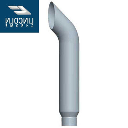 Lincoln Chrome West Coast Curve Cut 7” ID X 84” Reduced To 5” And Expanded (Fits Over)