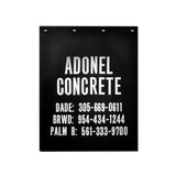 24” x 36” Mud Flaps Adonel Concrete