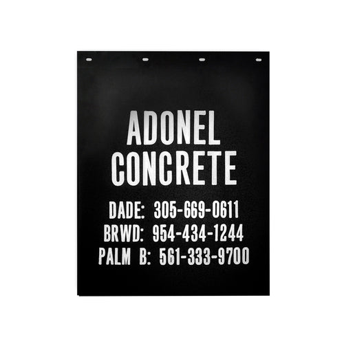 24” x 36” Mud Flaps Adonel Concrete