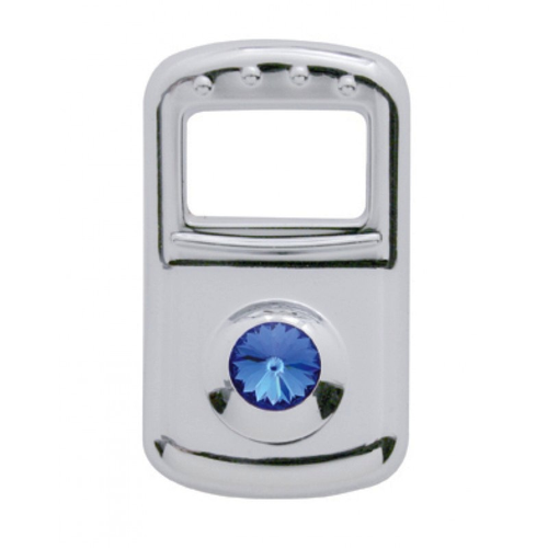 Chrome Plastic Rocker Switch Cover fits Peterbilt, Kenworth, and Freightliner 2006 Up