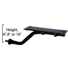 Center Fender Black Bracket, Model E-Z