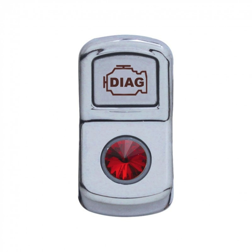 Diagnostic Rocker Switch Cover - Red Diamond