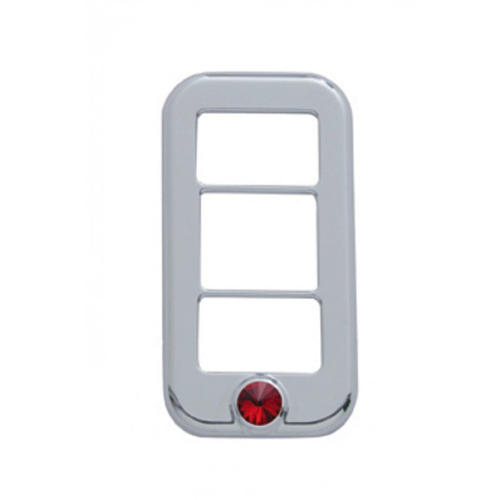 Rocker Switch Cover W/ 3 Openings fits Freightliner