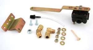 Height Control Valve, Barksdale Style Normally Open Dump Valve, International/Peterbuilt Chassis, 1/4" NPT Ports