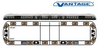 Lightbars 60" Amber Vantage LED Lightbar 12-24VDC, 11.0 Amps.24 flash patterns.  12-00006-E Strobe