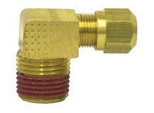 D.O.T. Air Brake Fittings For Nylon Tubing Male Elbow Size 1/4 Pipe 1/4