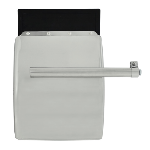 Quarter Fender 19" W X 24" H Stainless Steel 304, Brackets Included. Sold in pairs.