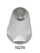 3" Standard Chrome Plastic Push-On Lug Nut Cover w/ Flange 33mm