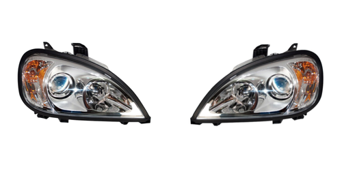 Headlight Freightliner Columbia Chrome Projector Diver Side