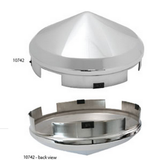 Cone Front Hub Cap 1" long lip for aluminum wheel