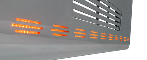 Univ. Classic, Classic Xl 04+, A.E Aero 2" R.E. Side Lip 2" 20" Grill, Bolt Holes, Bkts, 11 Hidden Lights.”DISCONTINUED”