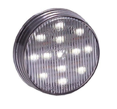2.5 Round Cargo Light White Led Clear Lens W/ Clc Circut