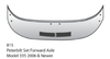 18” Chrome Bumper (Peterbilt 335 2006-2011) W/ Set Back Axle, Step & Tow Holes