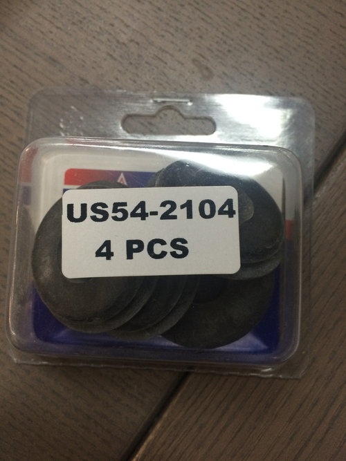 Gladhand Seal Black Rubber Pack Of 2