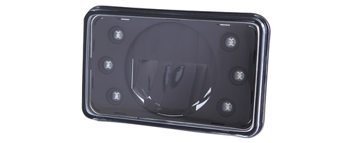 *** Until Supplies Last*** 165 Mm Led Low Beam Head Lamps, White, Position Lamp Included, Black Reflector, No Warranty