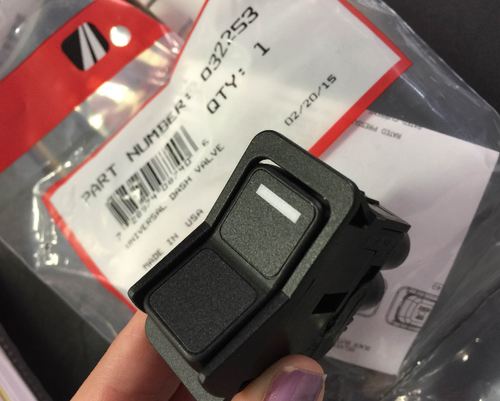UNIVERSAL DASH VALVE
