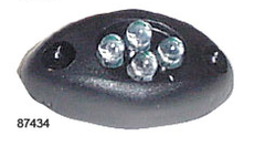 Black White Led Courtesy Light