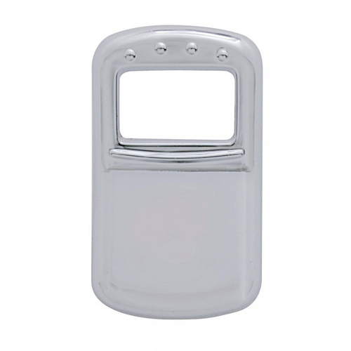 Chrome Plastic Rocker Switch Cover fits Peterbilt, Kenworth, and Freightliner 2006 Up