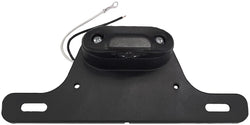 Single Diode License Light, 12 Volt; w/ license Bracket