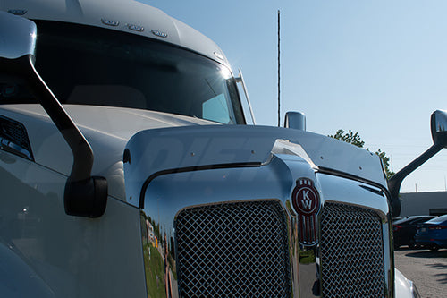 Bug Deflector Fits Kenworth T680 2021+ Next Gen/MLU models 304 stainless steel