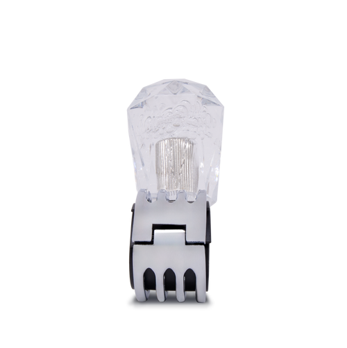 Steering Wheel Spinner Knob – Clear Bubbles, Diamond Cut