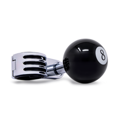 Steering Wheel Spinner Knob - Classic Black 8-Ball