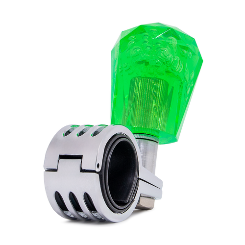 Heavy Duty Steering Wheel Spinner Green