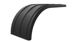 Minimizer ( Each) Black Half Fender Perfect fit for a 52”-54” tandem axle spread with 22.5” or 24.5” dual tires.