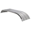 108″ Ribbed Al Tandem Full Fender Aluminum Smooth Rolled Edge Fits 43″Tires