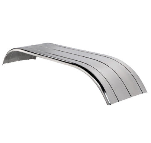 108" Full Fender Aluminum Material Raised Rib Fits 43″ Tires and 54″ Spread Raised Ribbed Al Tandem Fender (pair)