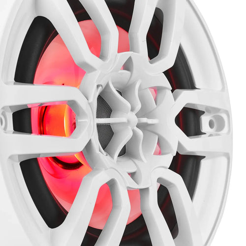 DS18 NXL 6.5" 2-Way Coaxial Marine Speaker with LED RGB Lights | 100W RMS 4-Ohm PAIR