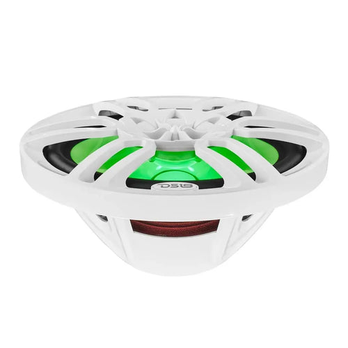DS18 NXL 6x9" 2-Way Coaxial Marine Speaker with LED RGB Lights | 125W RMS 4-Ohm
