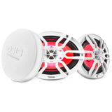 DS18 NXL 6x9" 2-Way Coaxial Marine Speaker with LED RGB Lights | 125W RMS 4-Ohm
