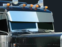 13” To 15” Slammed Blind V-Style Visor Fits Peterbilt 335 / 377 / 378 / 379 / 386 / 388 & 389