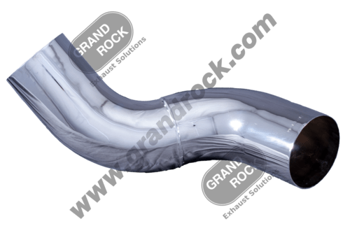 5" Chrome Elbow OD Passenger Side fits Peterbilt 377
